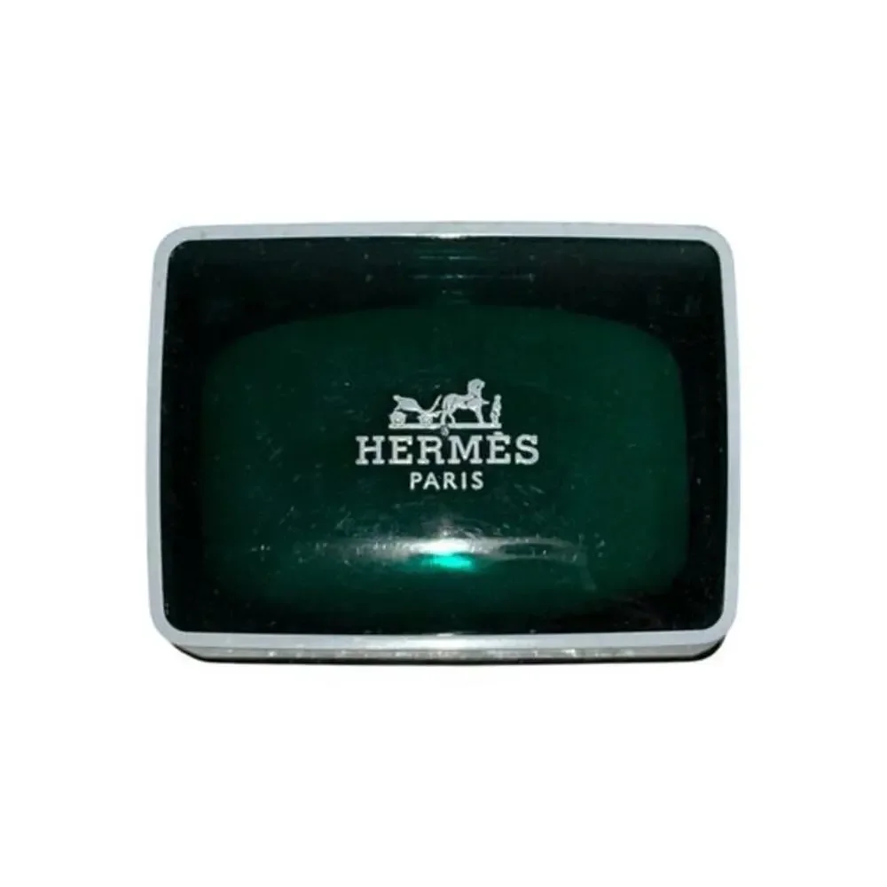 HERMES Eau d’Orange Verte Scented Mini Soap with Case Le Bristol Paris 25 g